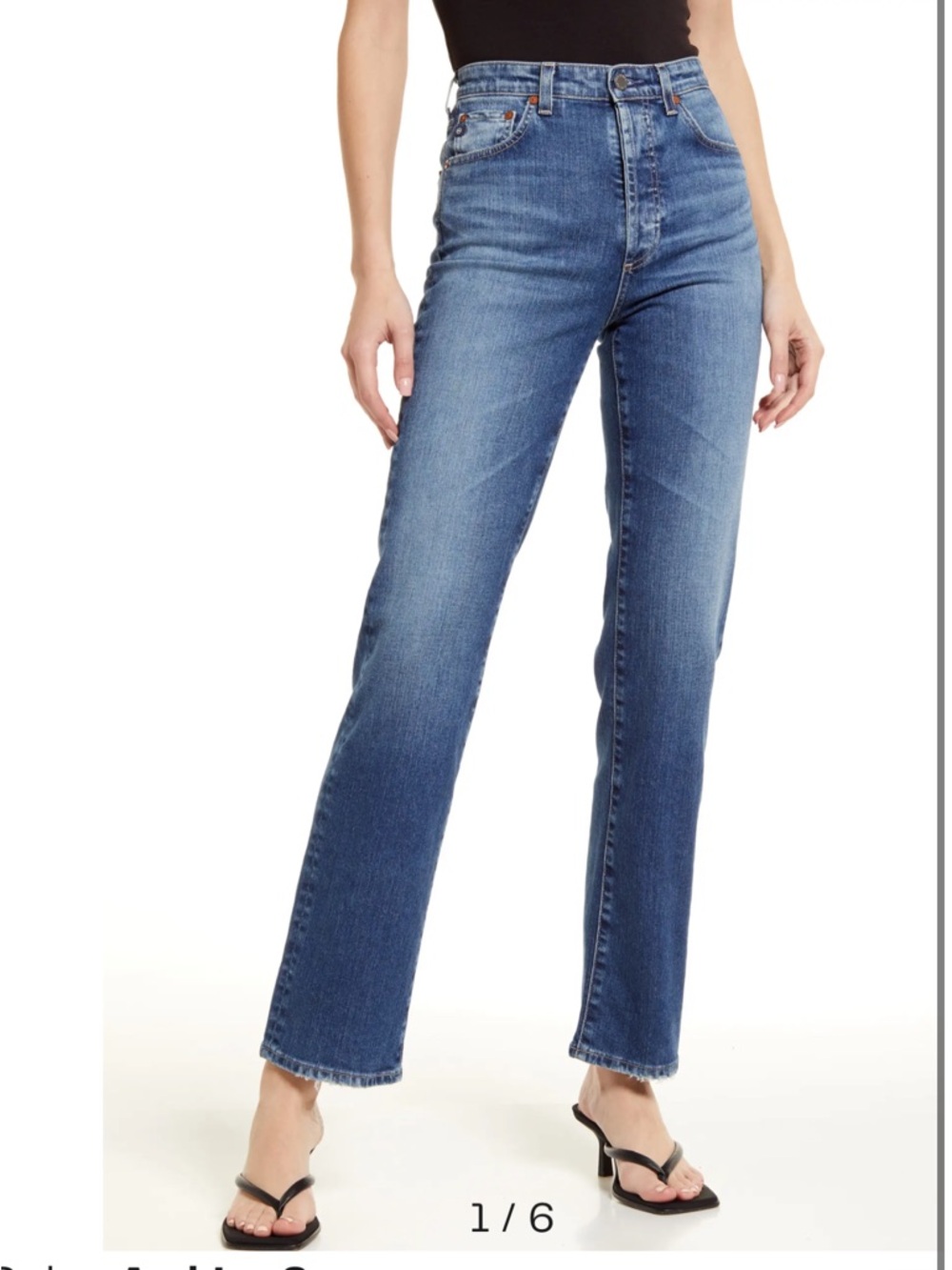 NWT Adriano Goldschmied Alexis Straight Jeans